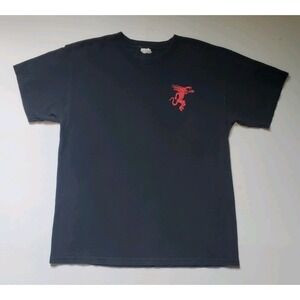 Fireball Whiskey Dragon Black T-Shirt "I See You, I'm Just Ignoring You" Sz L